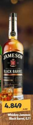 Whiskey Jameson Black Barrel, 0,7 l