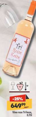 Vino roze Tri koze