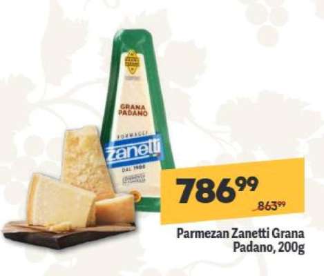 Parmezan Zanetti Grana Padano, 200g
