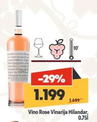 Vino Rose Vinarija Hilandar, 0.75l