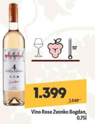 Vino rose Zvonko Bogdan 0.75l