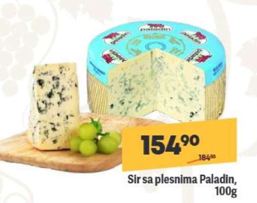 Sir sa plesnima Paladin, 100g