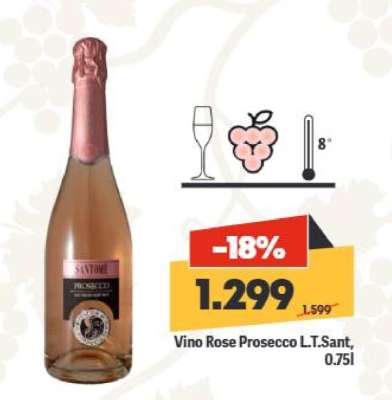 Vino Rose Prosecco L.T.Sant 0.75l