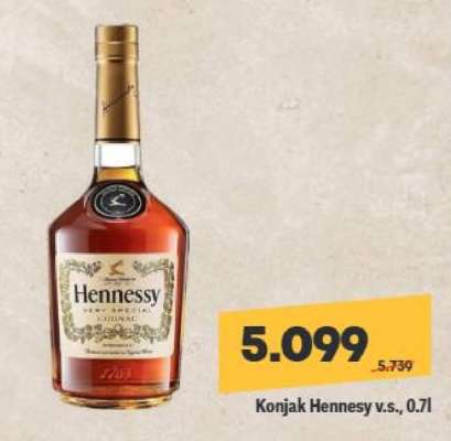 Konjak Hennessy v.s., 0,7l