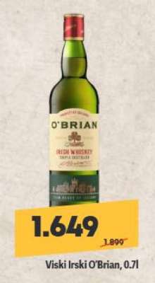 Viski Irski O'Brian, 0.7l