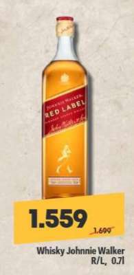 Whisky Johnnie Walker R/L, 0,7l