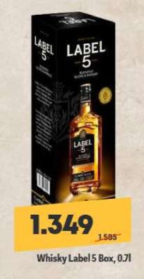 Whisky Label 5 Box, 0.7l