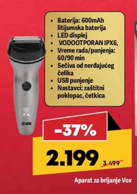 Aparat za brijanje Vox