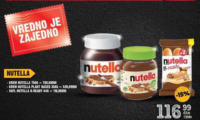 VAFL NUTELLA B-READY 44G