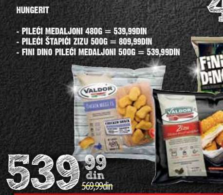 PILEĆI MEDALJONI 480G