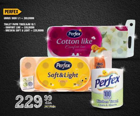 Perfex Soft & Light Peach