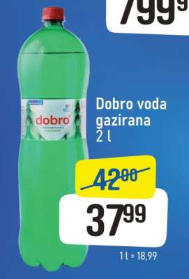 Dobro voda gazirana 2 l