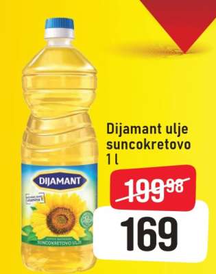 Dijamant ulje suncokretovo 1 l