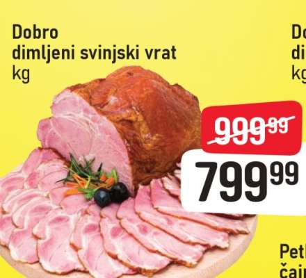 Dobro dimljeni svinjski vrat