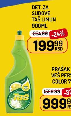 Detergent za sudove Taš Limun 900ml