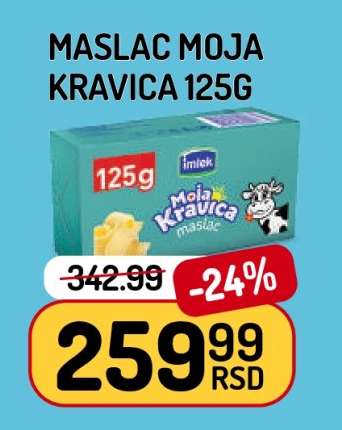 Maslac Moja Kravica 125g
