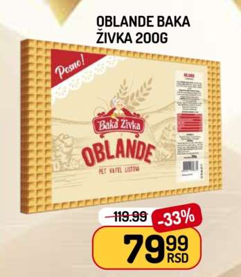 OBLANDE BAKA ŽIVKA 200g