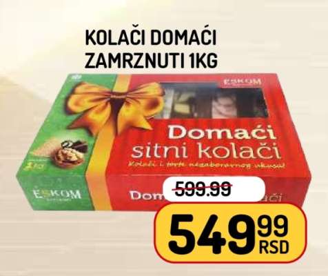 Kolači domaći zamrznuti 1kg