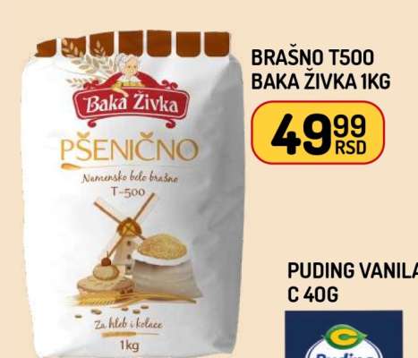 Brašno T500 Baka Živka 1kg