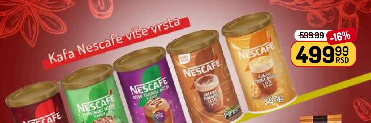 Kafa Nescafe više vrsta