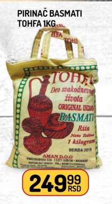 PIRINAČ BASMATI TOHFA 1kg
