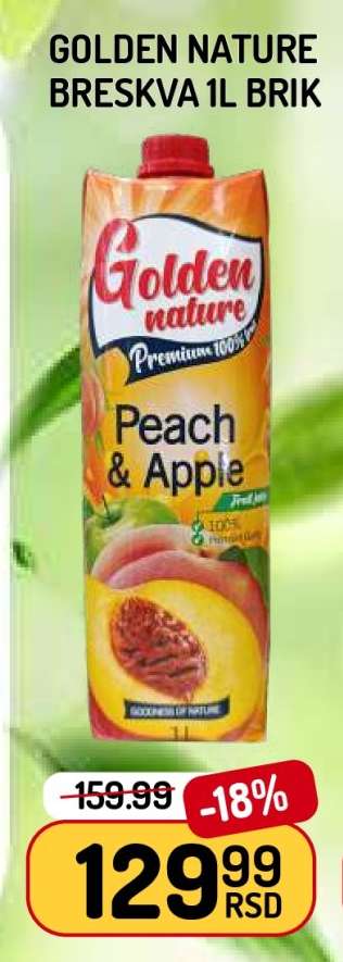 GOLDEN NATURE BRESKVA 1L BRIK