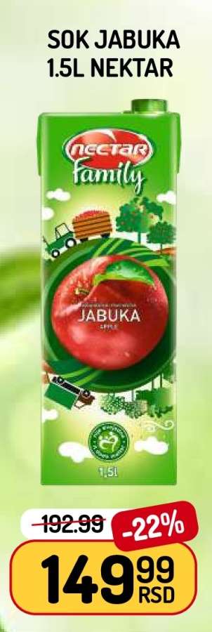 Sok Jabuka 1.5l Nektar