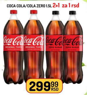 Coca Cola/Cola Zero 1.5L