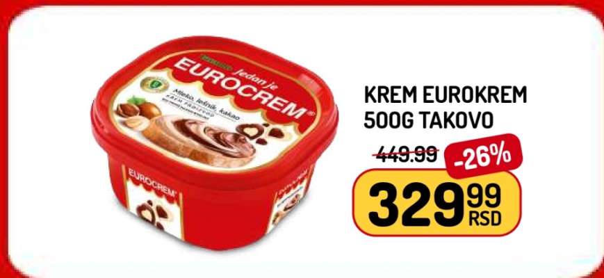 KREM EUROKREM 500G TAKOVO