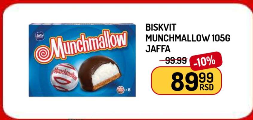 Biskvit Munchmallow 105g Jaffa
