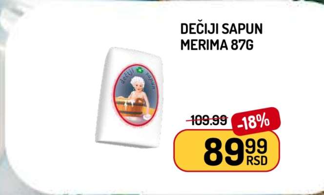 Dečiji sapun Merima 87g