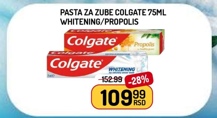 Pasta za zube Colgate 75ml Whitening/Propolis