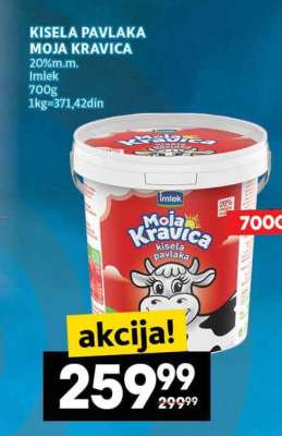 Kisela pavlaka Moja kravica