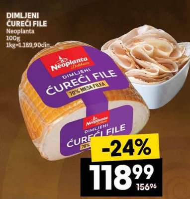 Dimljeni ćureći file