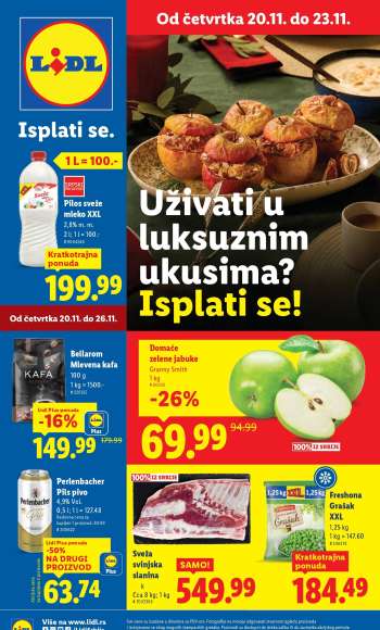 Lidl katalog - 20.11.2025 - 26.11.2025.