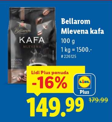 Bellarom Mlevena kafa