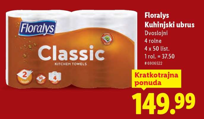 Floralys Kuhinjski ubrus