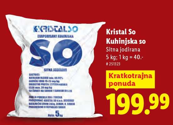 Kristal So Kuhinjska so