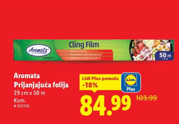 Aromata Prijanjajuća folija