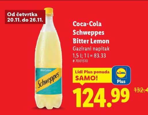 Coca-Cola Schweppes Bitter Lemon