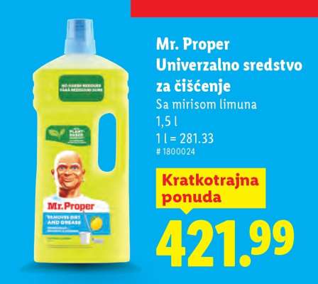 Mr. Proper Univerzalno sredstvo za čišćenje