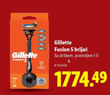 Gillette Fusion 5 brijač