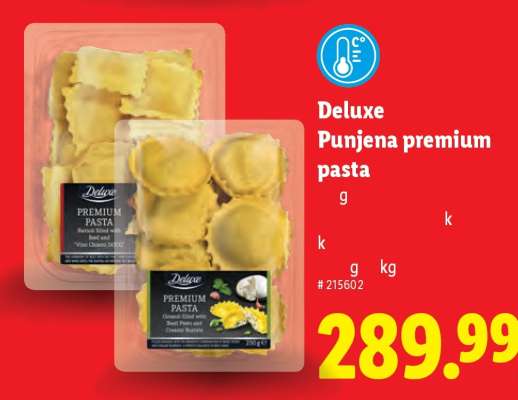 Deluxe Punjenja premium pasta