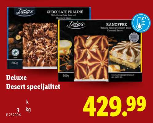 Deluxe Desert specialitet