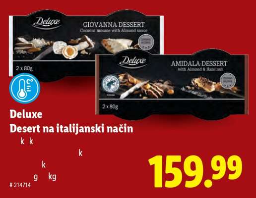 Deluxe Desert na italijanski način