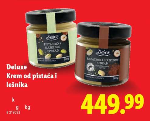 Deluxe Krem od pistaća i lešnika