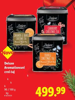 Deluxe Aromatizovani črni čaj