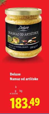 Deluxe Namaz od artičoke