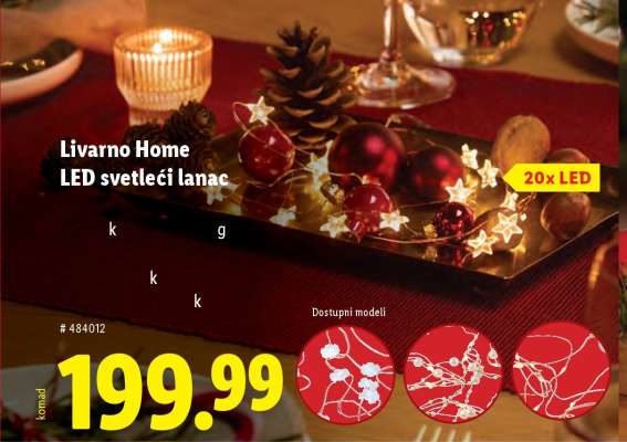 Livarno Home LED svetleći lanac