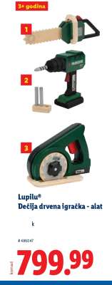 Lupilu® Dečija drvena igračka - alat